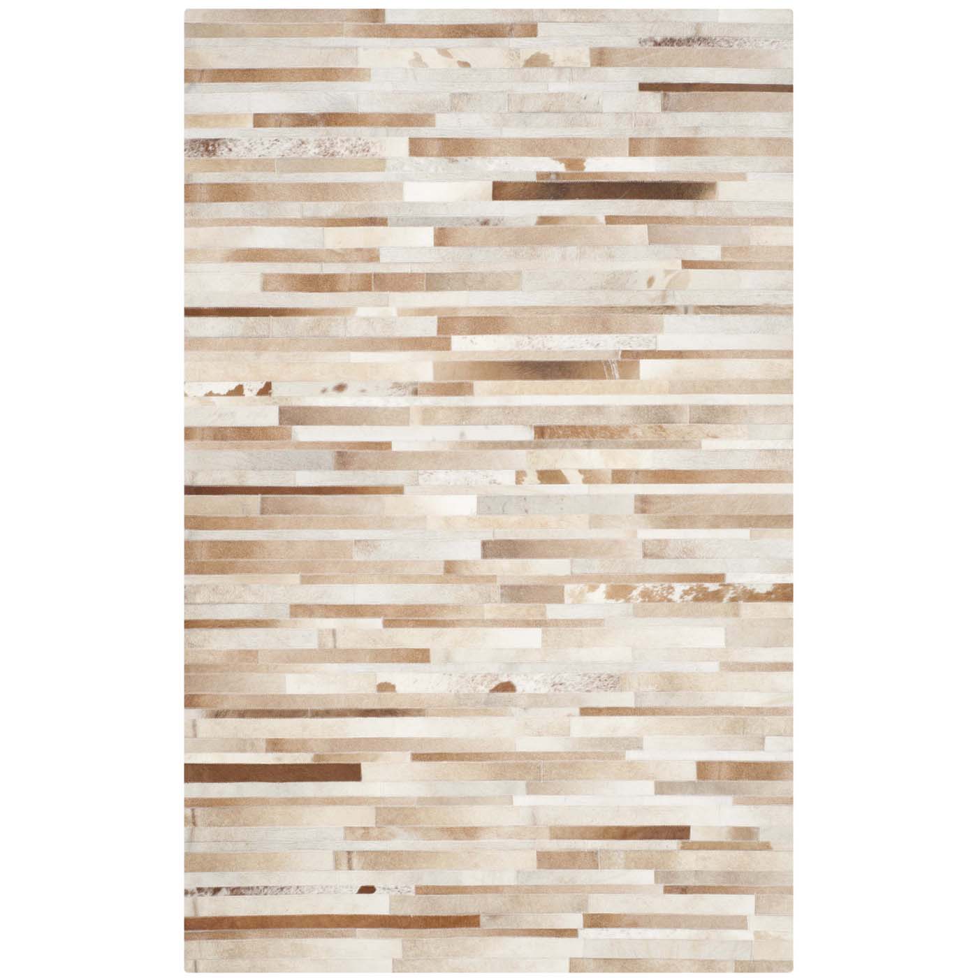 Safavieh Studio Leather 218 Rug, STL218 - Tan / Ivory