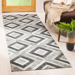 Safavieh Studio Leather 221 Rug, STL221 - Ivory / Dark Grey