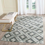 Safavieh Studio Leather 221 Rug, STL221 - Ivory / Dark Grey