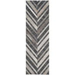 Safavieh Studio Leather 223 Rug, STL223 - Ivory / Dark Grey