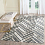 Safavieh Studio Leather 223 Rug, STL223 - Ivory / Dark Grey