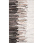 Safavieh Studio Leather 225 Rug, STL225 - Charcoal / Ivory