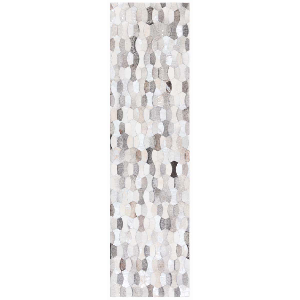 Safavieh Studio Leather 226 Rug, STL226 - Ivory / Grey