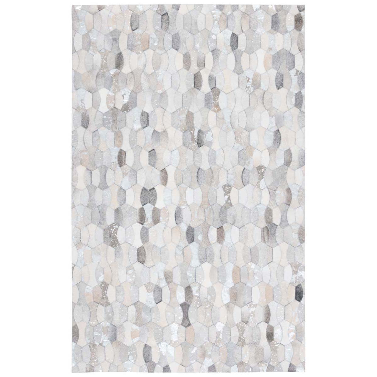 Safavieh Studio Leather 226 Rug, STL226 - Ivory / Grey