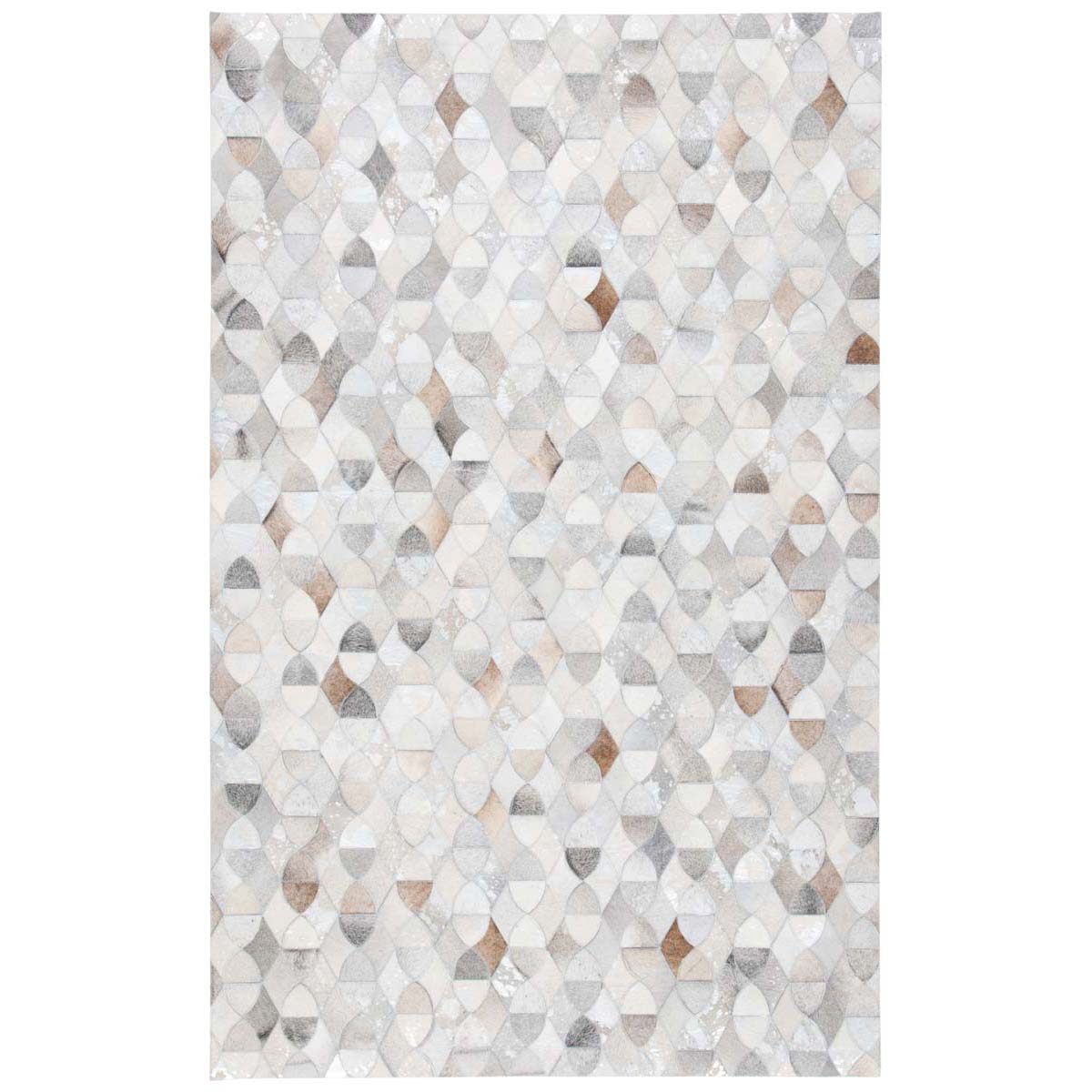 Safavieh Studio Leather 231 Rug, STL231 - Ivory / Grey