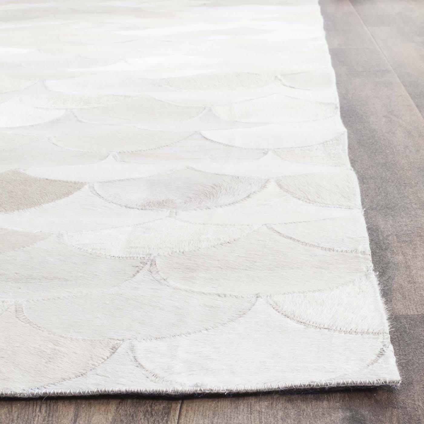 Safavieh Studio Leather 311 Rug, STL311 - Ivory / Grey