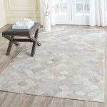 Safavieh Studio Leather 311 Rug, STL311 - Ivory / Grey