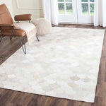 Safavieh Studio Leather 311 Rug, STL311 - Ivory / Grey