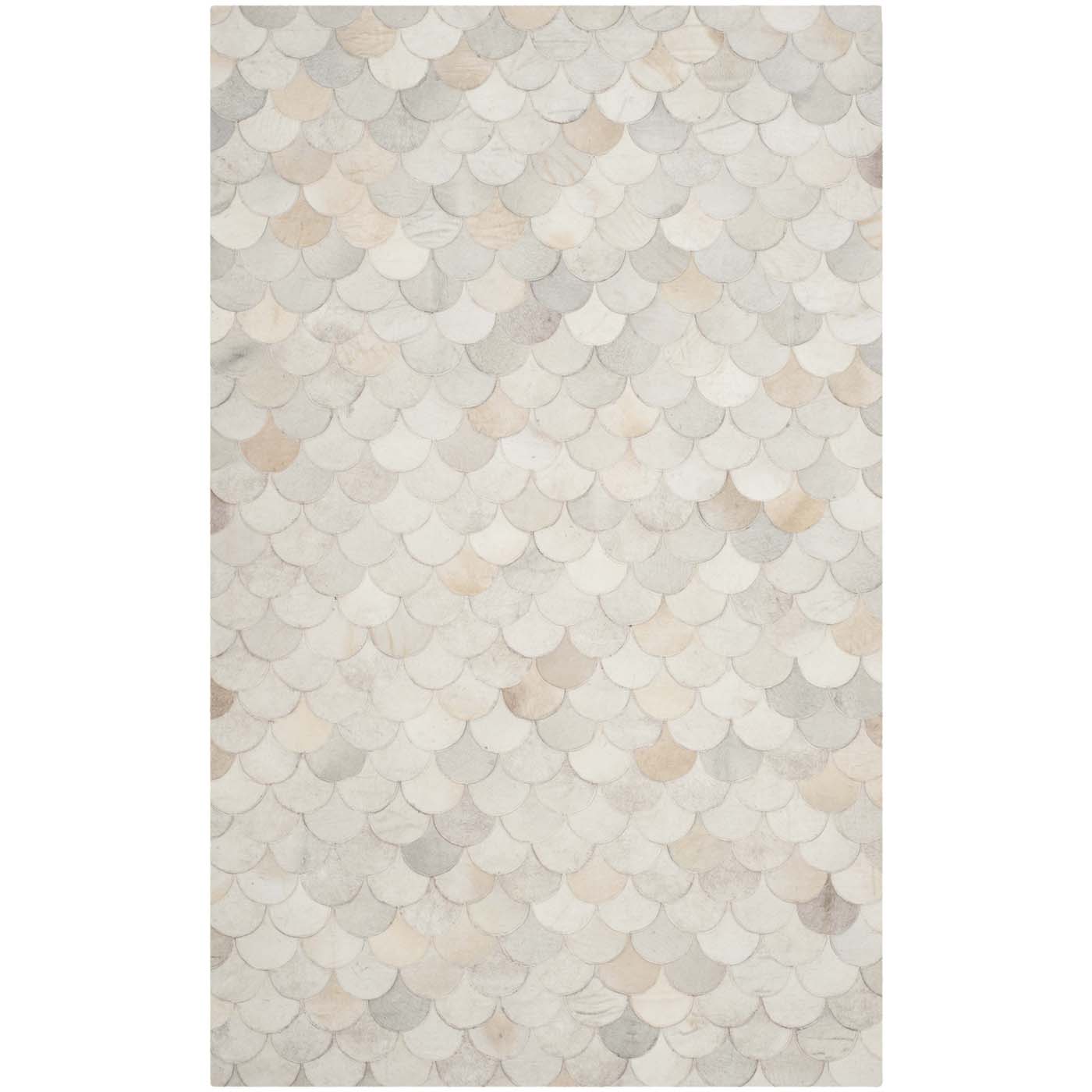 Safavieh Studio Leather 311 Rug, STL311 - Ivory / Grey