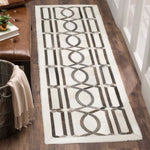 Safavieh Studio Leather 662 Rug, STL662 - Ivory / Grey