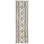 Safavieh Studio Leather 662 Rug, STL662 - Ivory / Grey