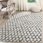 Safavieh Studio Leather 666 Rug, STL666 - Ivory / Grey