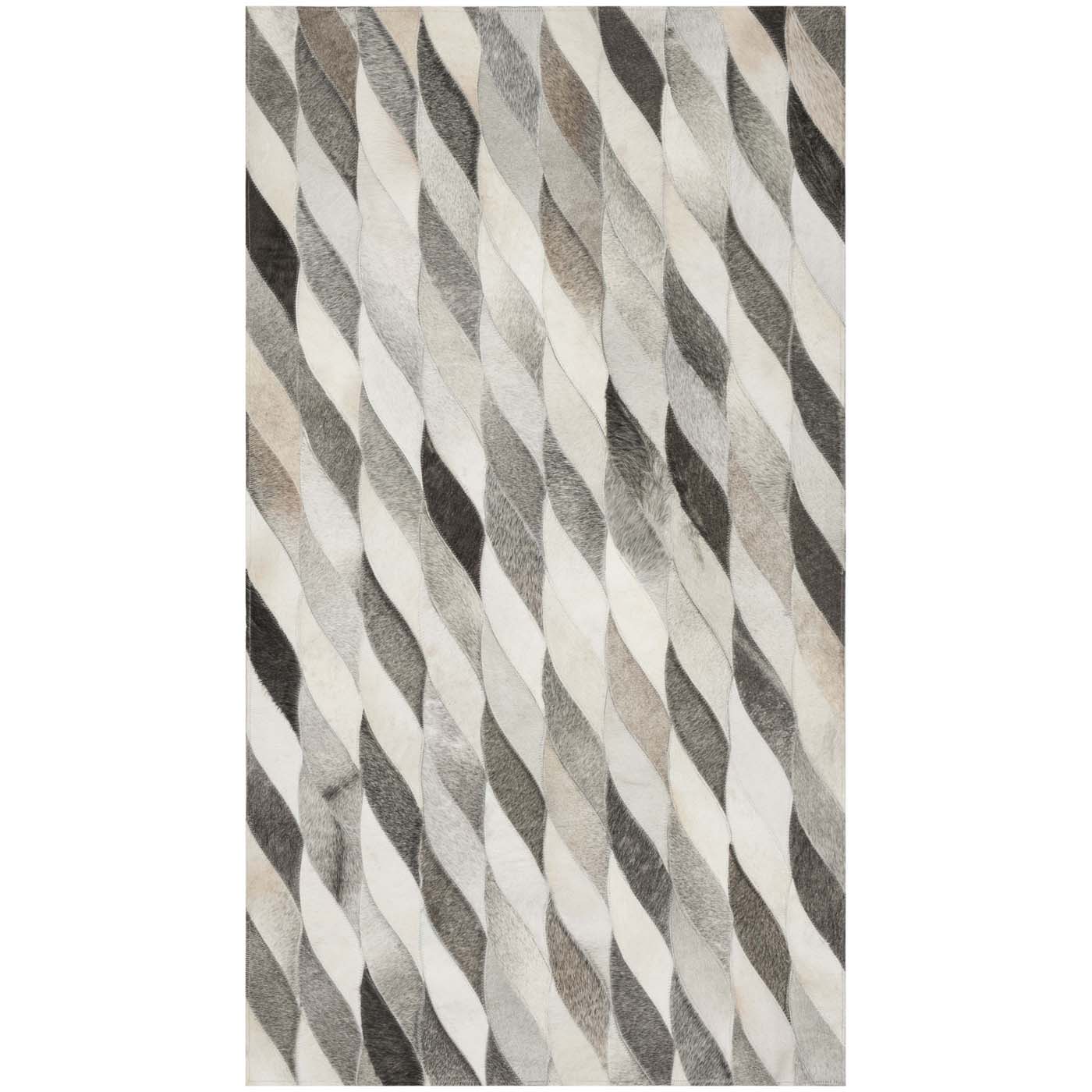 Safavieh Studio Leather 701 Rug, STL701 - Ivory / Grey