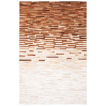 Safavieh Studio Leather 805 Rug, STL805 - Ivory / Brown