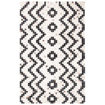 Safavieh Studio Leather 811 Rug, STL811 - Ivory / Black