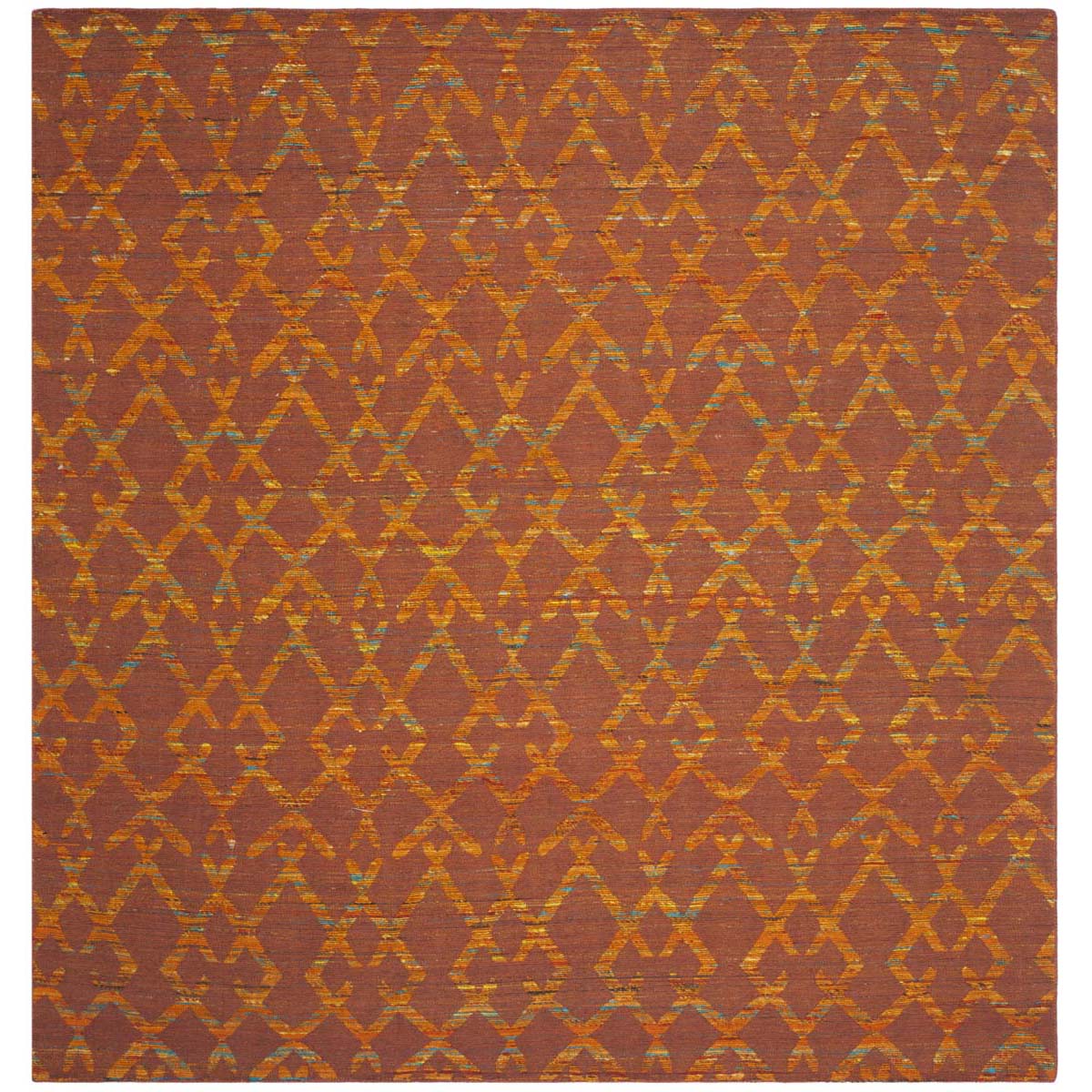 Safavieh Straw Patch 211 Rug, STP211 - Rust / Gold