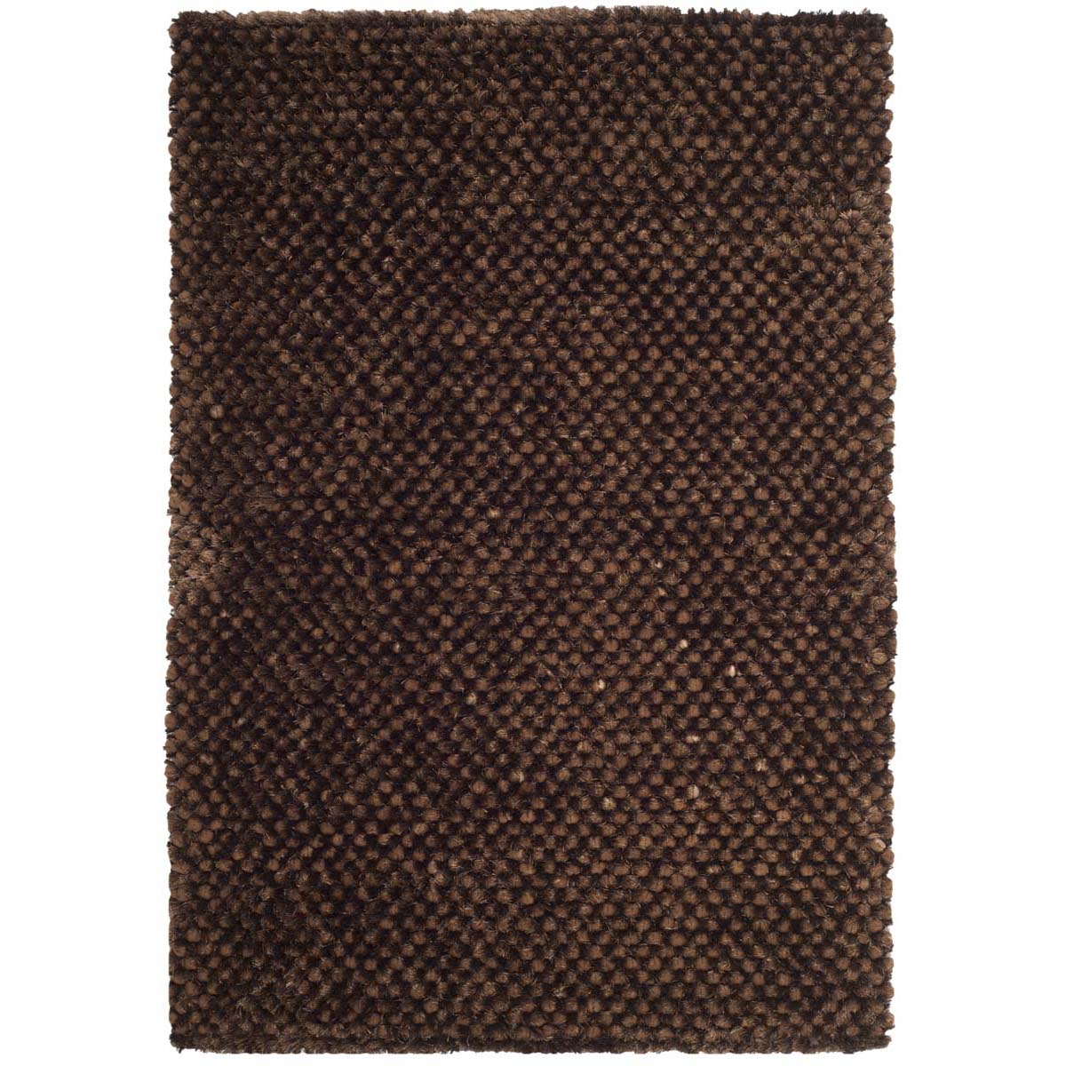 Safavieh Saint Tropez Shag 641 Rug, STS641 - Chocolate