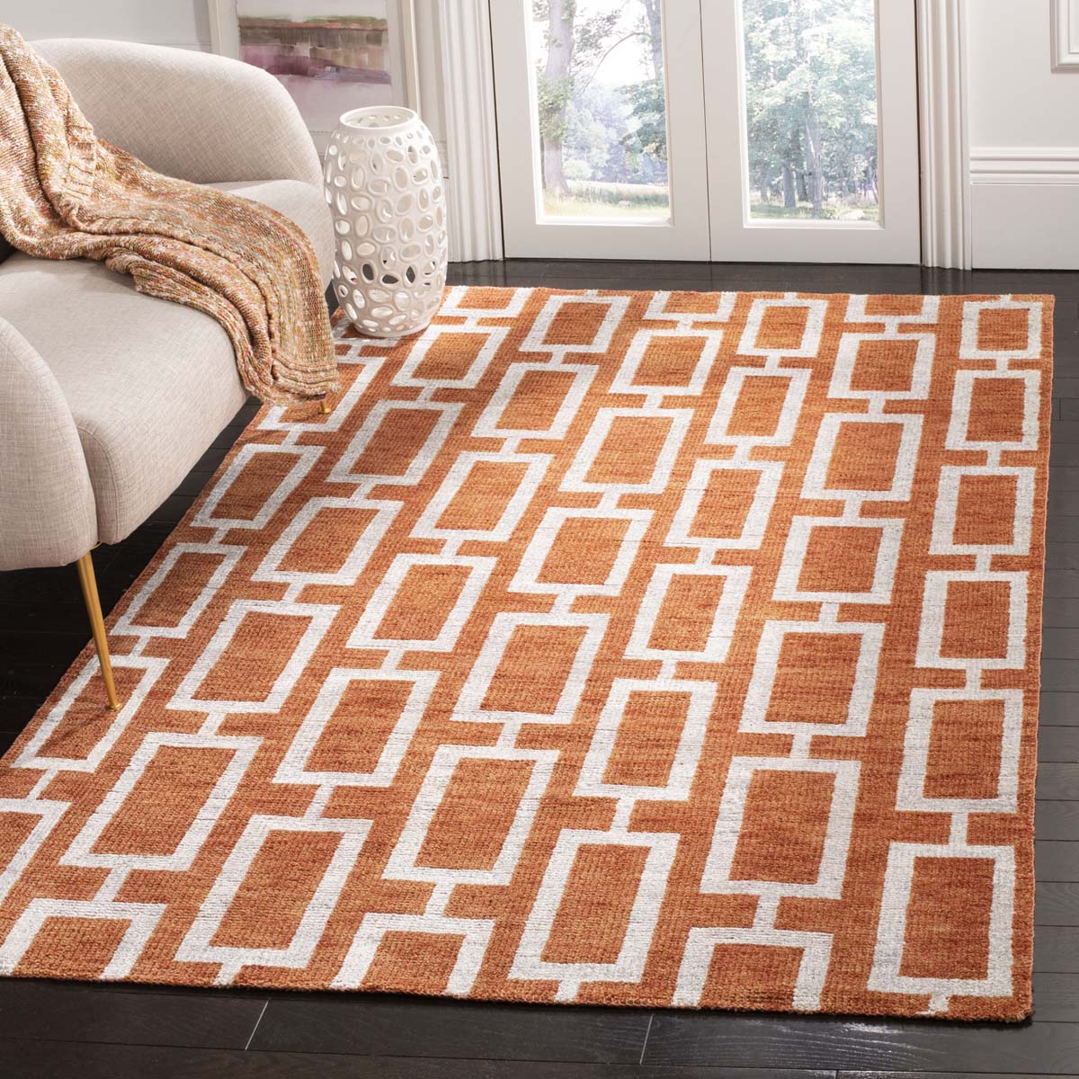 Safavieh Stone Wash 203 Rug, STW203 - Rust