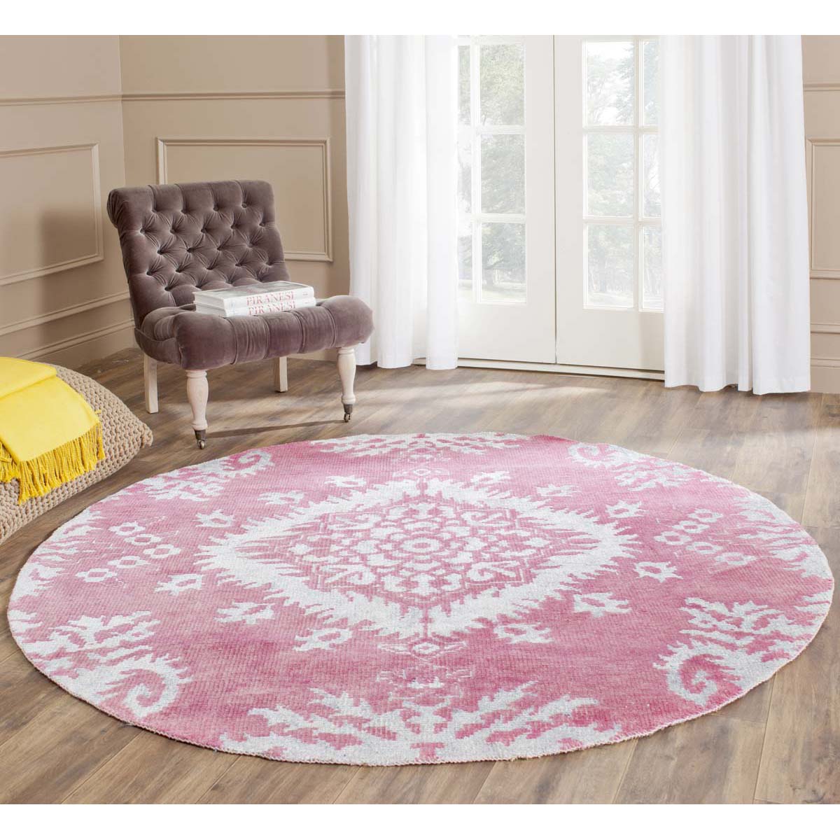 Safavieh Stone Wash 235 Rug, STW235 - Fuchsia