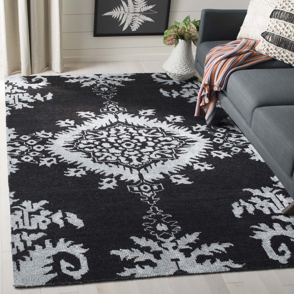 Safavieh Stone Wash 235 Rug, STW235 - Charcoal