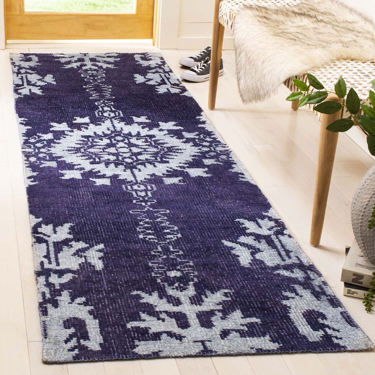 Safavieh Stone Wash 235 Rug, STW235 - Deep Purple