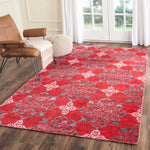 Safavieh Stone Wash 243 Rug, STW243 - Red / Ivory