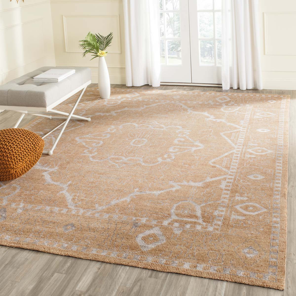 Safavieh Stone Wash 245 Rug, STW245 - Brown / Silver