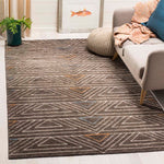 Safavieh Stone Wash 901 Rug, STW901 - Dark Brown / Multi