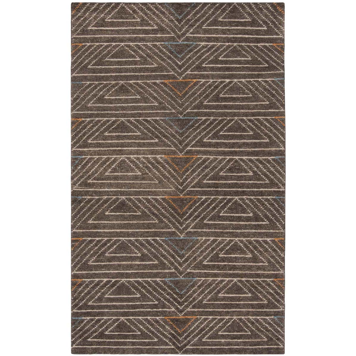 Safavieh Stone Wash 901 Rug, STW901 - Dark Brown / Multi