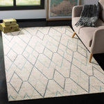 Safavieh Stone Wash 903 Rug, STW903 - Ivory / Blue