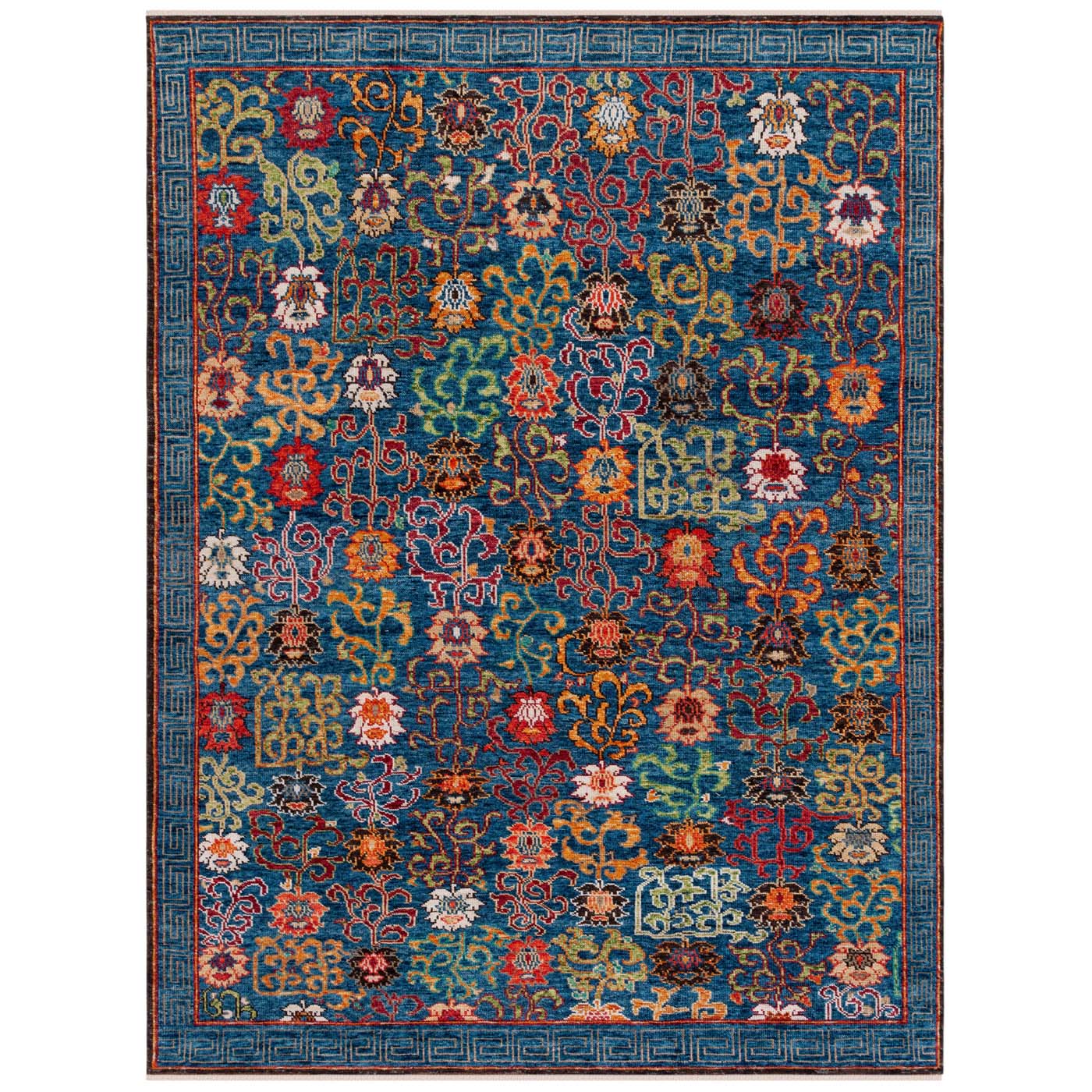 Safavieh Sultanabad 110 Rug, SUL110 - Blue / Rust