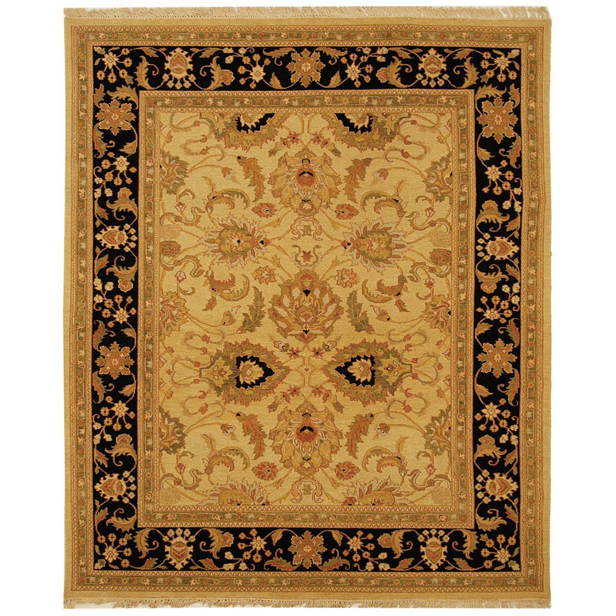 Safavieh Sumak 419 Rug, SUM419 - Light Gold / Black