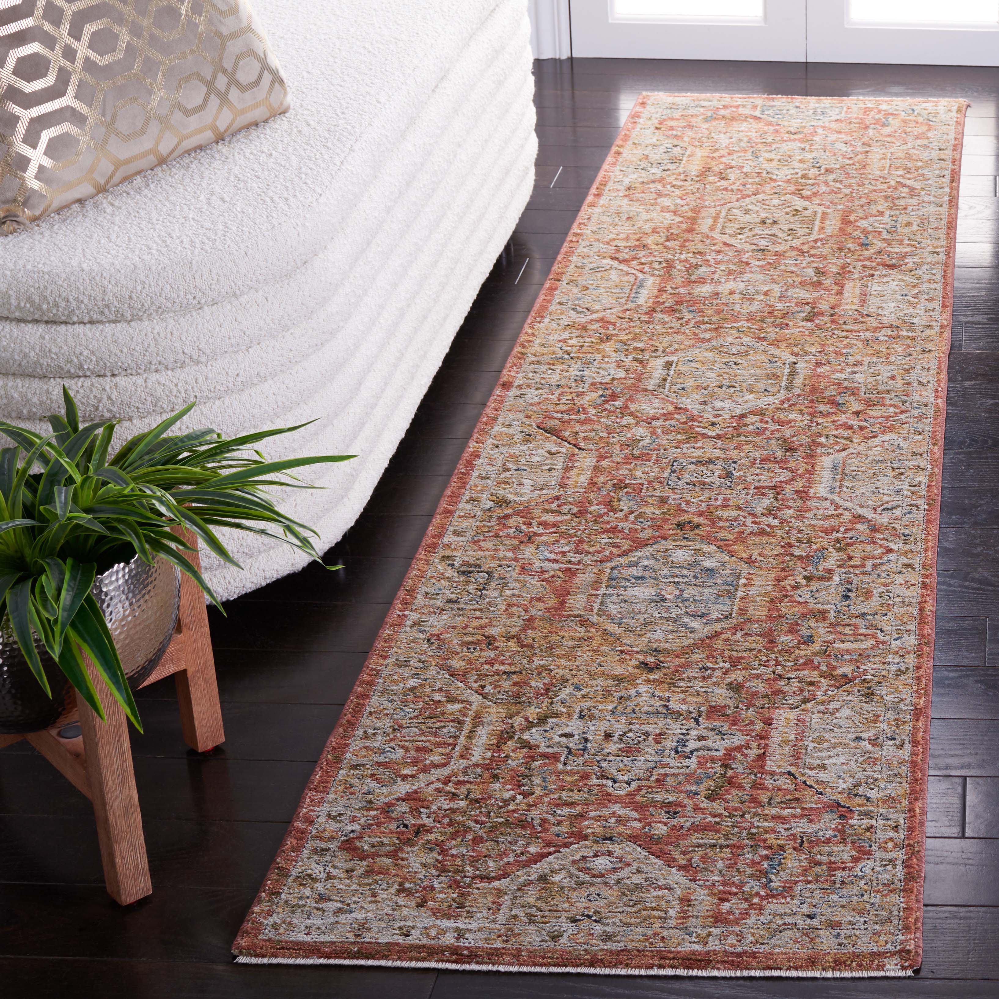 Safavieh Silverado 108 Rug, SVD108 - Rust / Blue