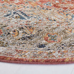 Safavieh Silverado 110 Rug, SVD110 - Rust / Blue