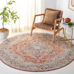 Safavieh Silverado 110 Rug, SVD110 - Rust / Blue