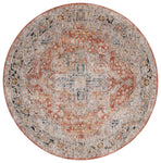 Safavieh Silverado 110 Rug, SVD110 - Rust / Blue