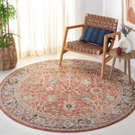 Safavieh Silverado 112 Rug, SVD112 - Rust / Blue