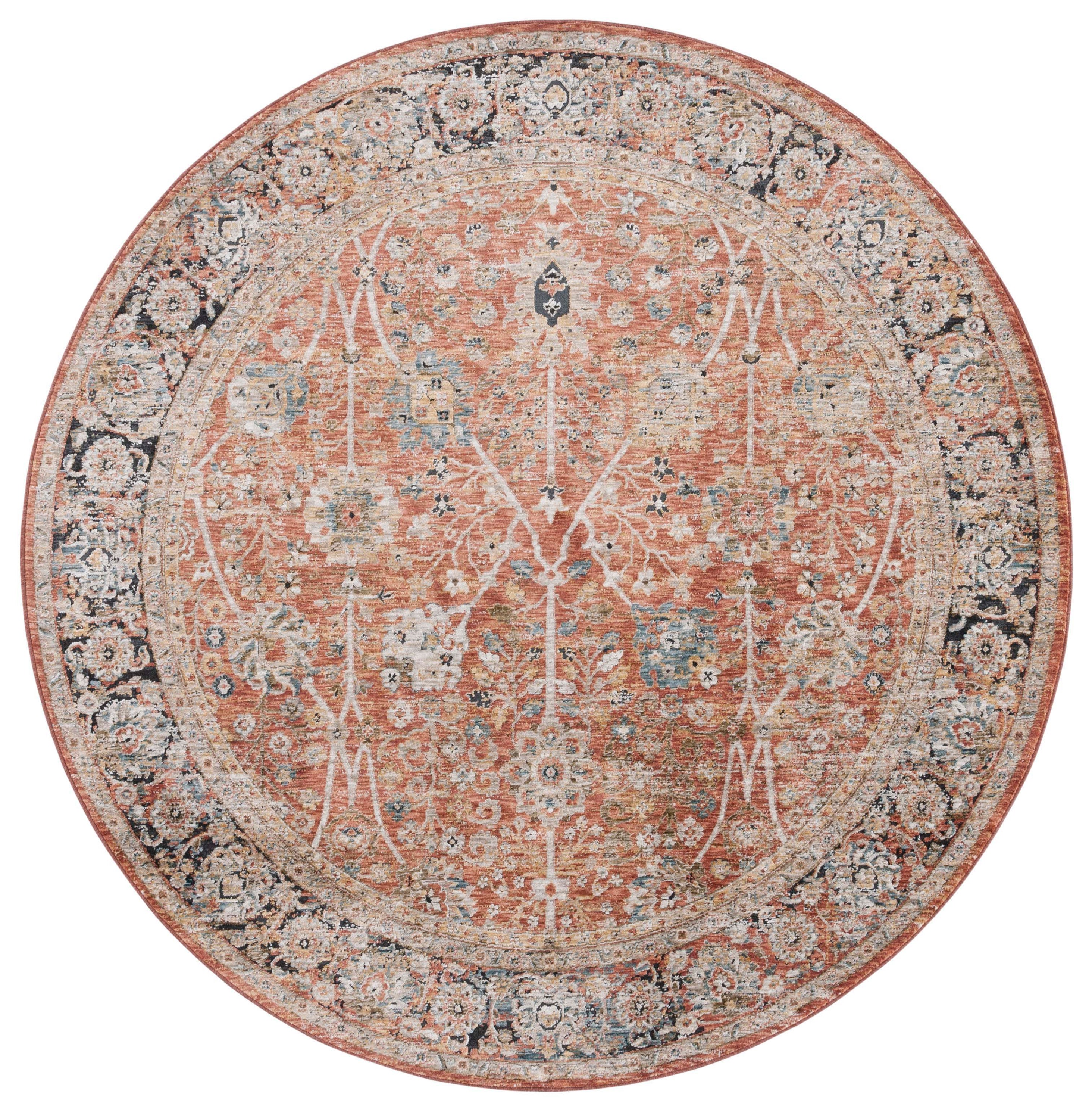 Safavieh Silverado 112 Rug, SVD112 - Rust / Blue