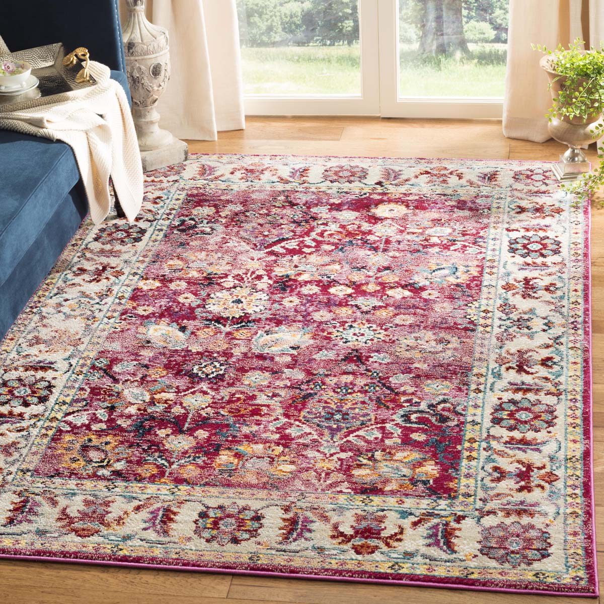 Safavieh Savannah 680 Rug, SVH680 - Violet / Grey