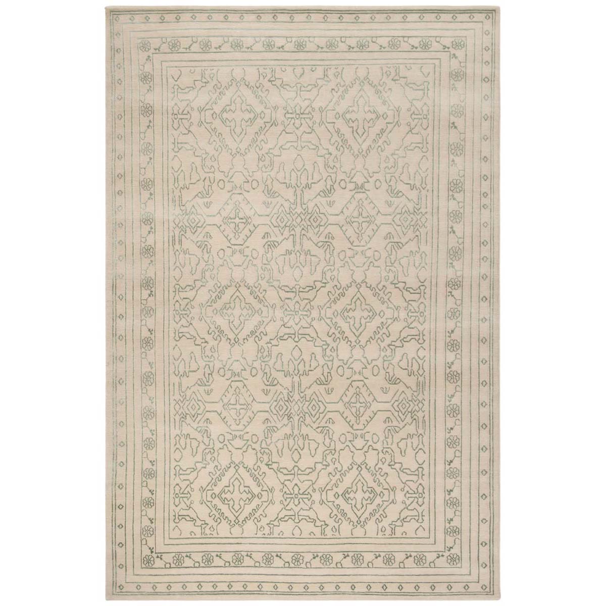 Safavieh Nepalese 273 Rug, SZK273 - Sky Blue / Cream