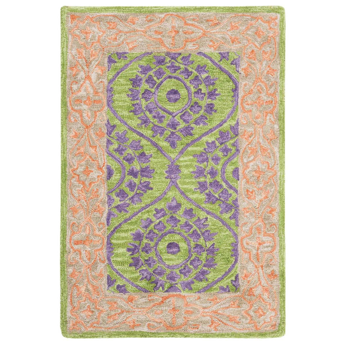 Safavieh Suzani 102 Rug, SZN102 - Green / Violet