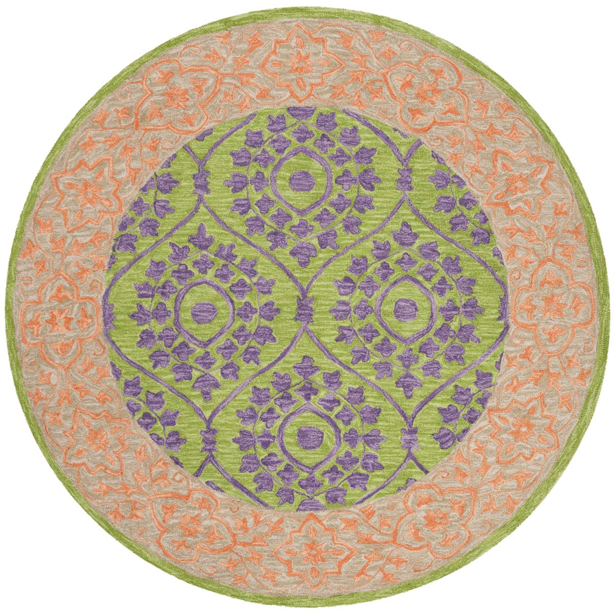 Safavieh Suzani 102 Rug, SZN102 - Green / Violet