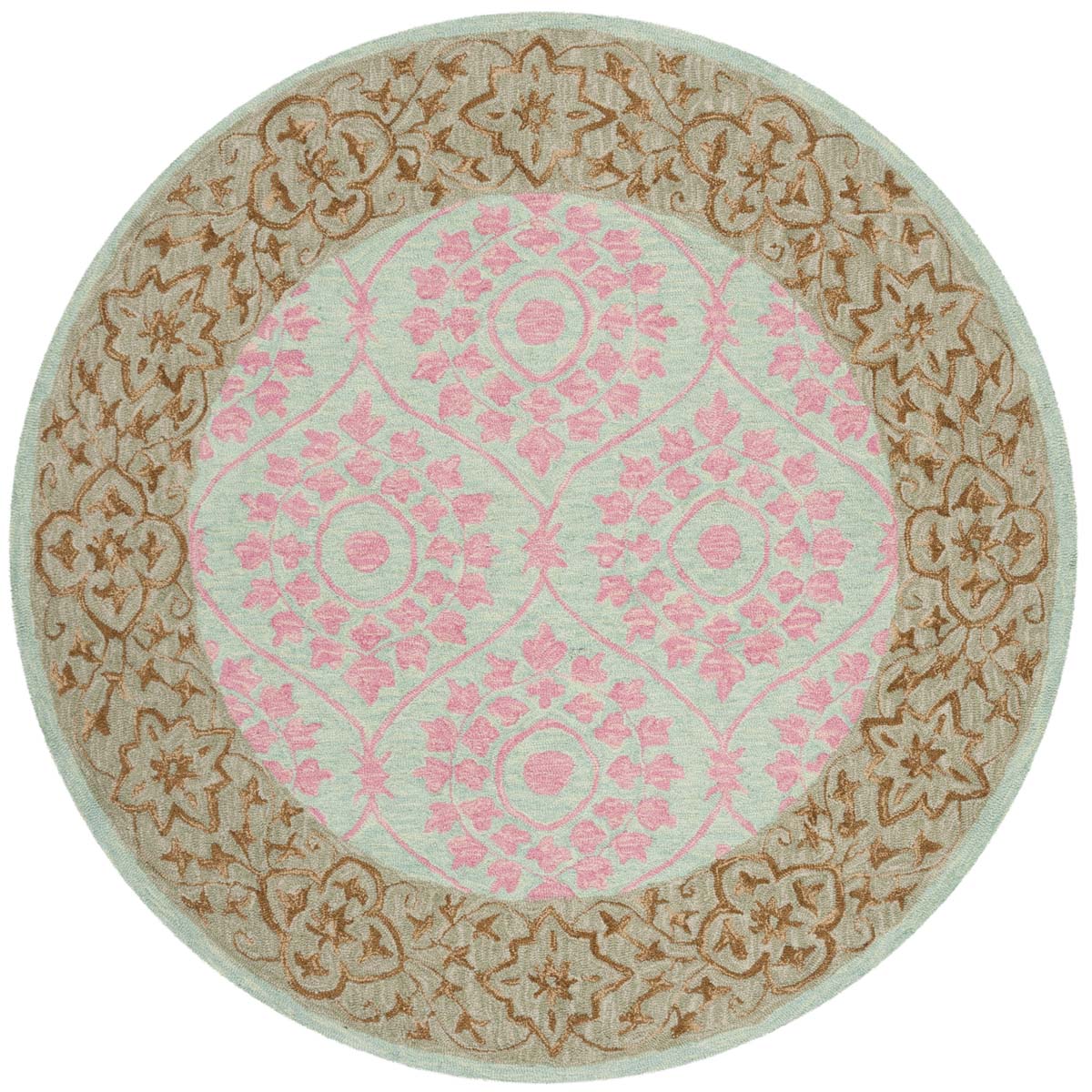 Safavieh Suzani 103 Rug, SZN103 - Taupe / Pink