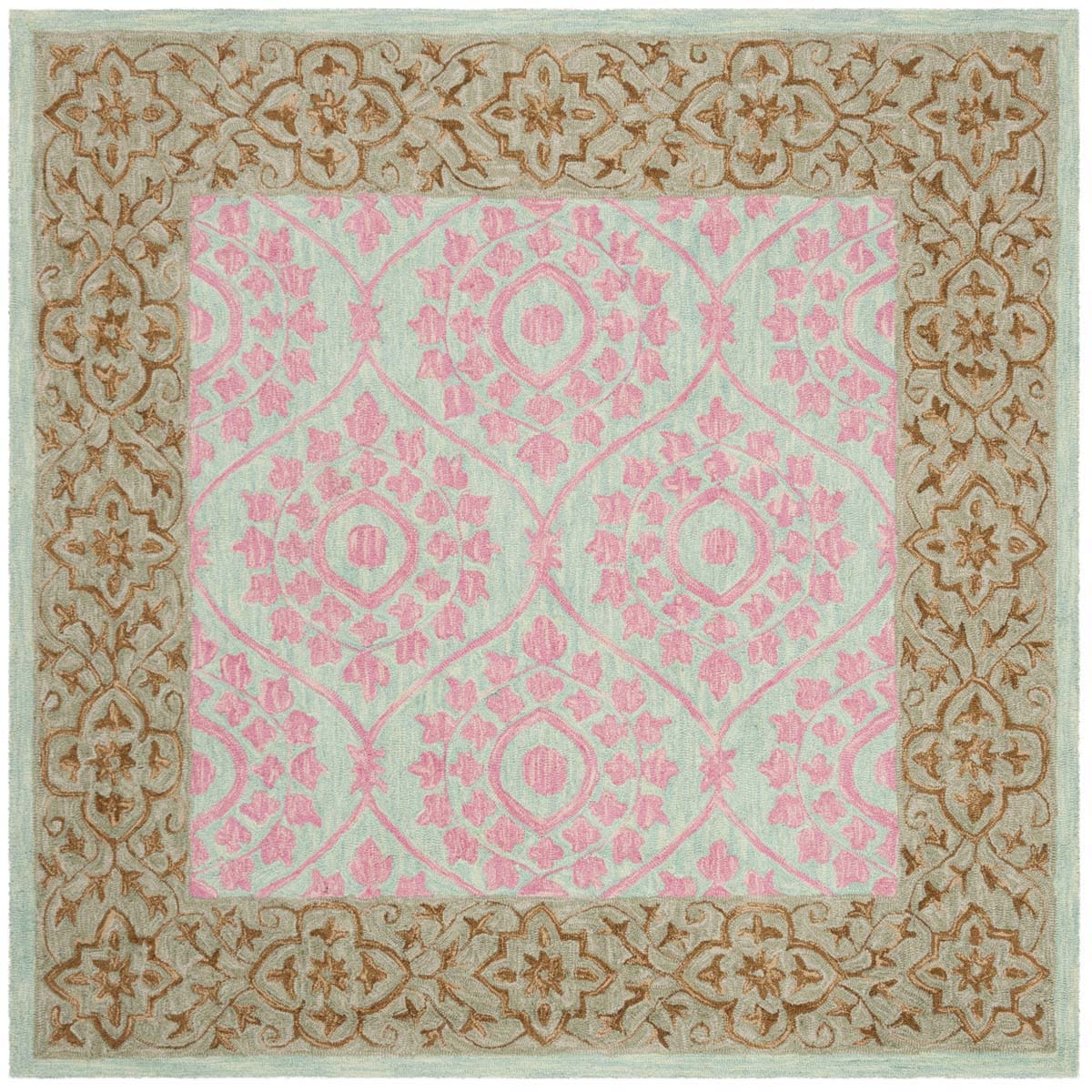 Safavieh Suzani 103 Rug, SZN103 - Taupe / Pink