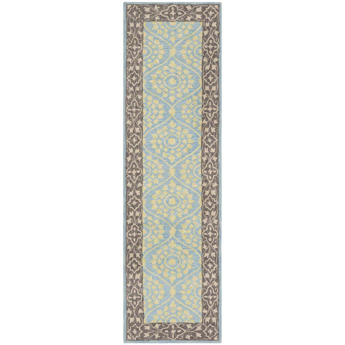 Safavieh Suzani 104 Rug, SZN104 - Chocolate / Yellow