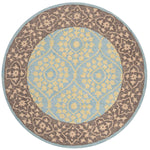 Safavieh Suzani 104 Rug, SZN104 - Chocolate / Yellow