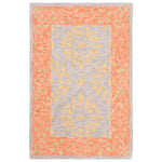 Safavieh Suzani 105 Rug, SZN105 - Orange / Silver