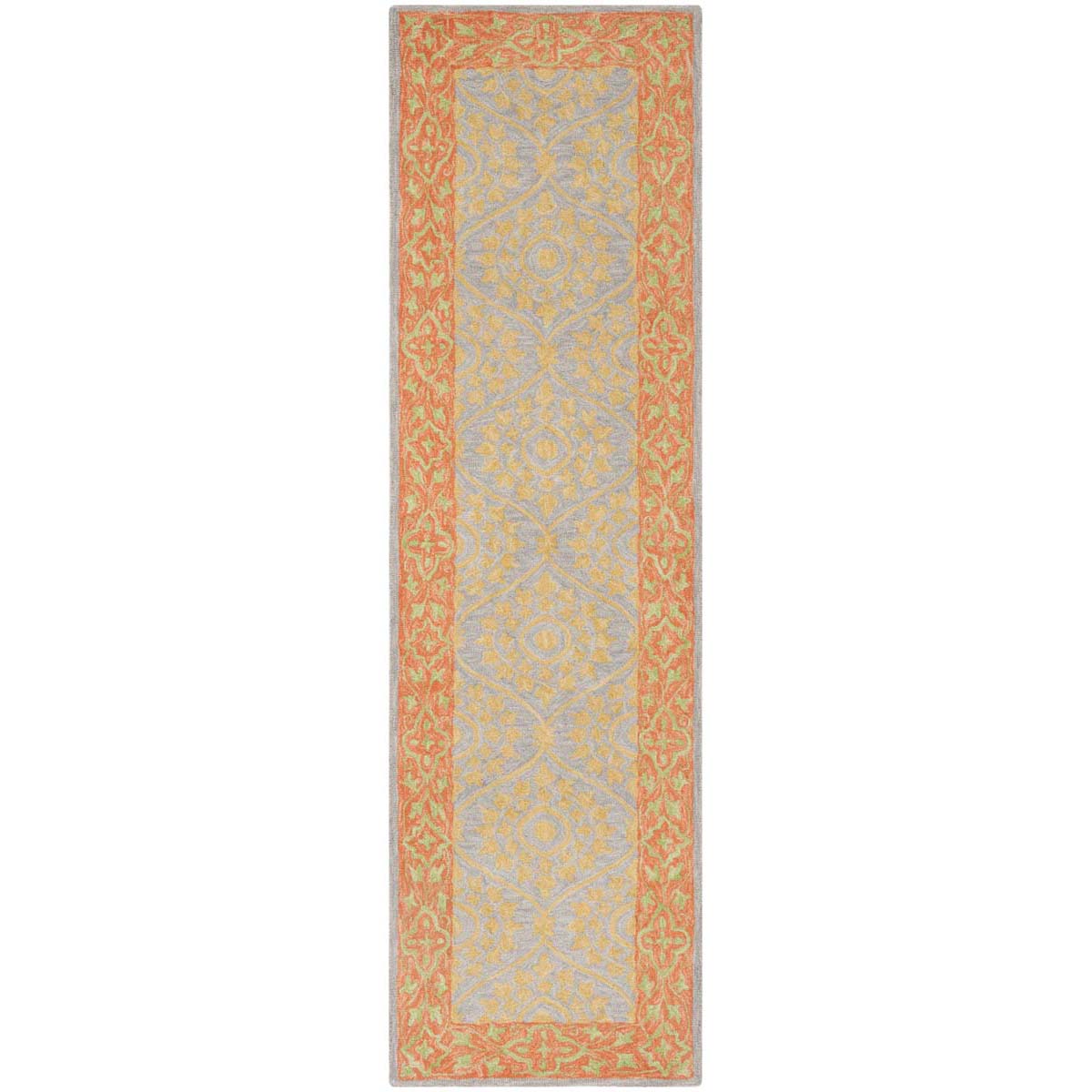 Safavieh Suzani 105 Rug, SZN105 - Orange / Silver