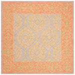 Safavieh Suzani 105 Rug, SZN105 - Orange / Silver