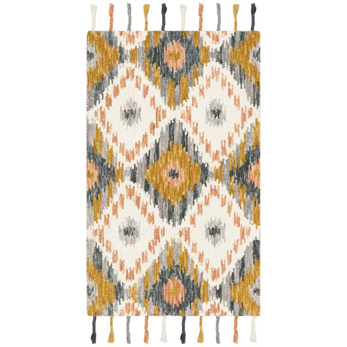 Safavieh Suzani 201 Rug, SZN201 - Ivory / Gold